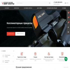 Скриншот главной страницы сайта expert-mast.shop