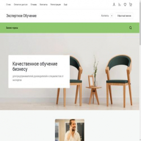 Скриншот главной страницы сайта expertlearning.ru