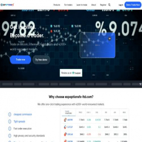 Скриншот главной страницы сайта expoptionsfx-ltd.com
