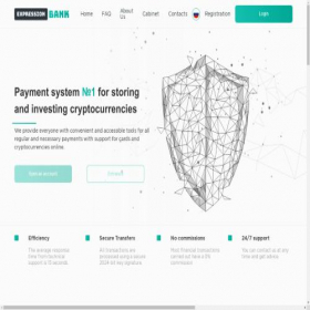 Скриншот главной страницы сайта expression-pay.pw