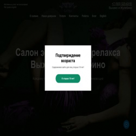 Скриншот главной страницы сайта extra-massage.ru