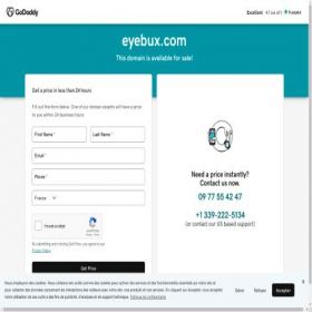 Скриншот главной страницы сайта eyebux.com