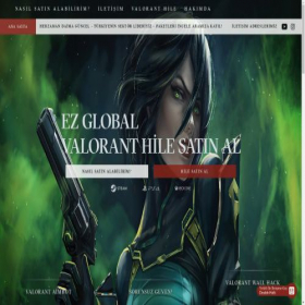 Скриншот главной страницы сайта ezglobalyazillim.com