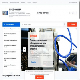 Скриншот главной страницы сайта f-pro16.ru
