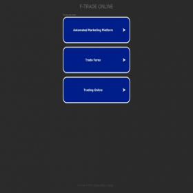 Скриншот главной страницы сайта f-trade.online