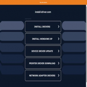 Скриншот главной страницы сайта f1.install-driver.com