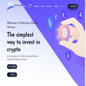 Скриншот главной страницы сайта fabulousglobalventure.io