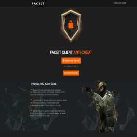Скриншот главной страницы сайта faceit-anticheat.com