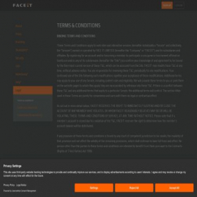 Скриншот главной страницы сайта faceit-in.waygetid.com
