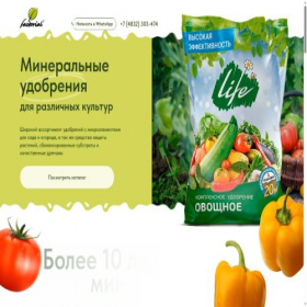 Скриншот главной страницы сайта factorial.biz