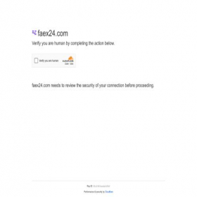Скриншот главной страницы сайта faex24.com