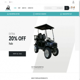 Скриншот главной страницы сайта fairwayrides.com
