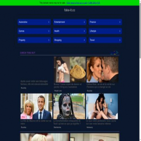 Скриншот главной страницы сайта fake-it.cc