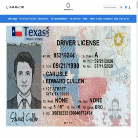 Скриншот главной страницы сайта faketemplate.info