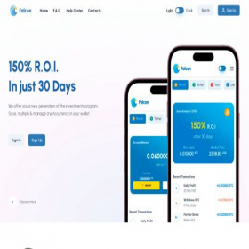Скриншот главной страницы сайта falconinvest.ai