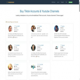Скриншот главной страницы сайта fameswap.com
