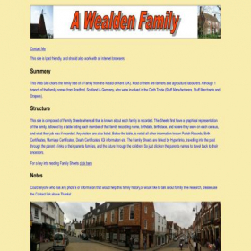 Скриншот главной страницы сайта family-tree-russell.co.uk