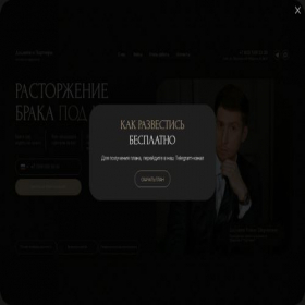 Скриншот главной страницы сайта familylawers.ru