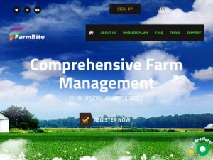 Скриншот главной страницы сайта farmbite.plus
