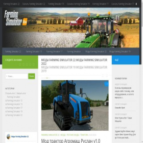 Скриншот главной страницы сайта farming-simulator15.ru