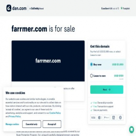 Скриншот главной страницы сайта farrmer.com