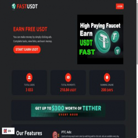 Скриншот главной страницы сайта fast-usdt.com