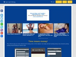Скриншот главной страницы сайта fastcashmining.com