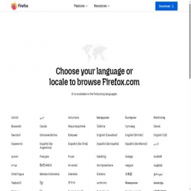 Скриншот главной страницы сайта fastestfirefox.com