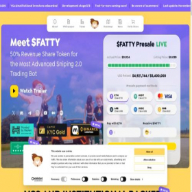 Скриншот главной страницы сайта fatty.io