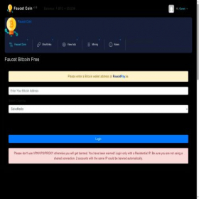 Скриншот главной страницы сайта faucetcoin.net