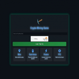 Скриншот главной страницы сайта faucetcrypto.click