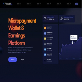 Скриншот главной страницы сайта faucetpay.fo