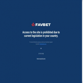 Скриншот главной страницы сайта favbet.com
