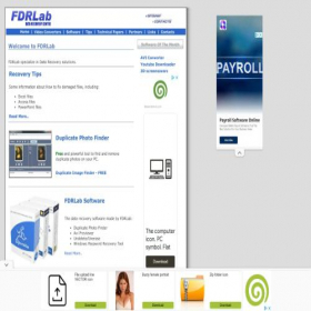 Скриншот главной страницы сайта fdrlab.com