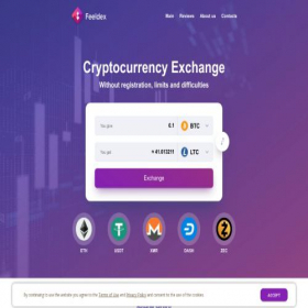 Скриншот главной страницы сайта feeldex.com