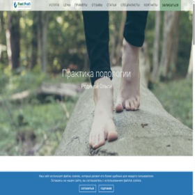Скриншот главной страницы сайта feetprofi.ru