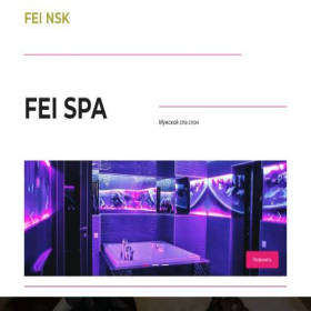 Скриншот главной страницы сайта fei-nsk.ru
