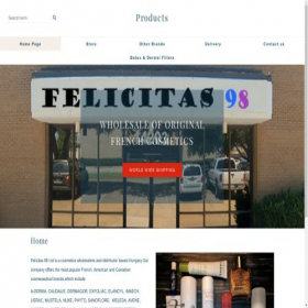 Скриншот главной страницы сайта felicitas98.bksites.net