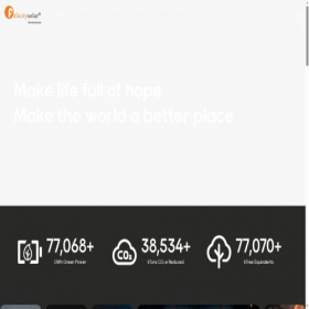 Скриншот главной страницы сайта felicitysolar.com