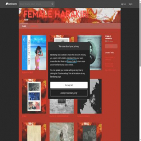 Скриншот главной страницы сайта femaleharakiri.bandcamp.com