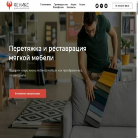 Скриншот главной страницы сайта fenix-master.ru