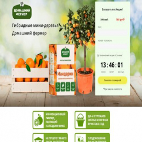 Скриншот главной страницы сайта ferm-house.creatium.site