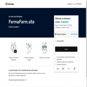 Скриншот главной страницы сайта fermafarm.site