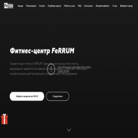 Скриншот главной страницы сайта ferrum31.ru