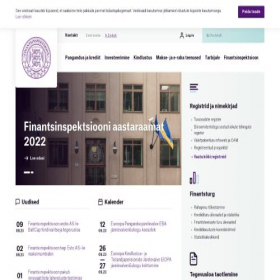 Скриншот главной страницы сайта fi.ee