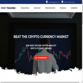 Скриншот главной страницы сайта fierytrading.com