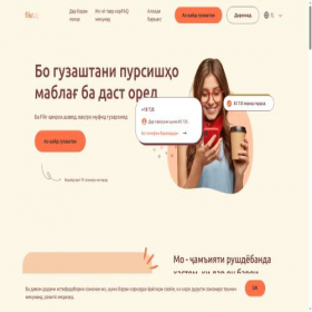 Скриншот главной страницы сайта fikr.tj