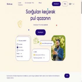 Скриншот главной страницы сайта fikrim.az