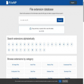 Скриншот главной страницы сайта filenp.com