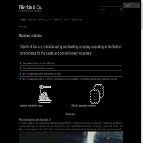 Скриншот главной страницы сайта filerkin.com